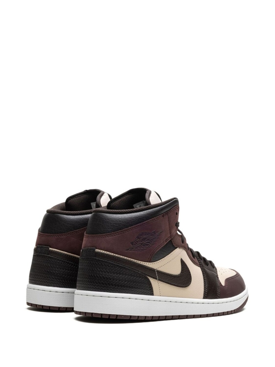 Кроссовки Air 1 Mid SE Velvet Brown Jordan, коричневый — фото 3