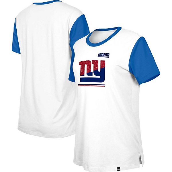 

Женская футболка New York Giants Third Down Colorblock бело-синяя New Era, Синий, Женская футболка New York Giants Third Down Colorblock бело-синяя New Era