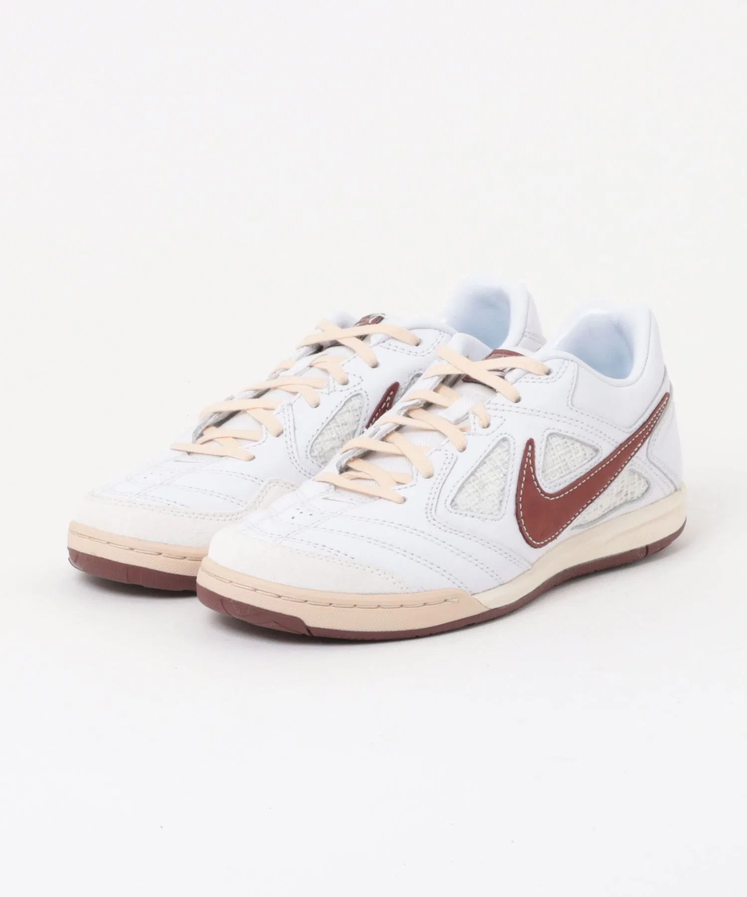 Мужские кроссовки NIKE Gato из натуральной кожи белые