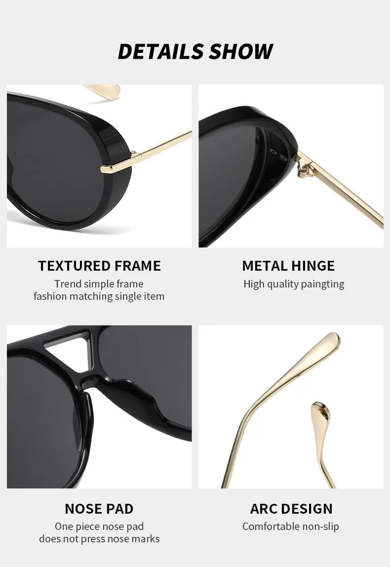 

Персонализированные солнцезащитные очки для путешествий, европейский стиль, нейтральная цветовая гамма, модные очки для уличной фотографии и приключений GDKPJDT, 9