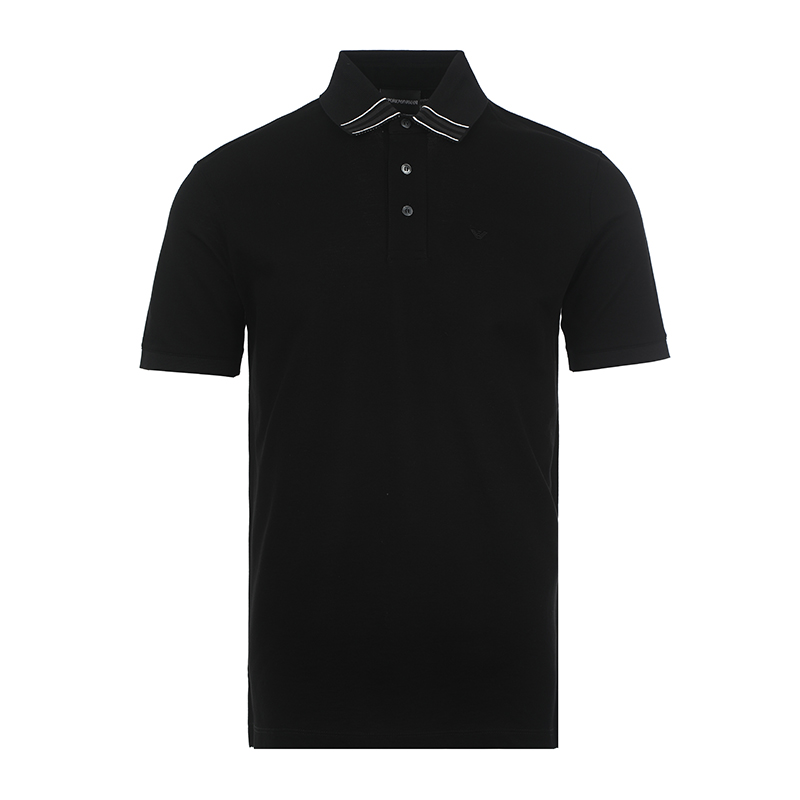 

EMPORIO ARMANI Футболка-поло SS25 мужская black, Черный, EMPORIO ARMANI Футболка-поло SS25 мужская black