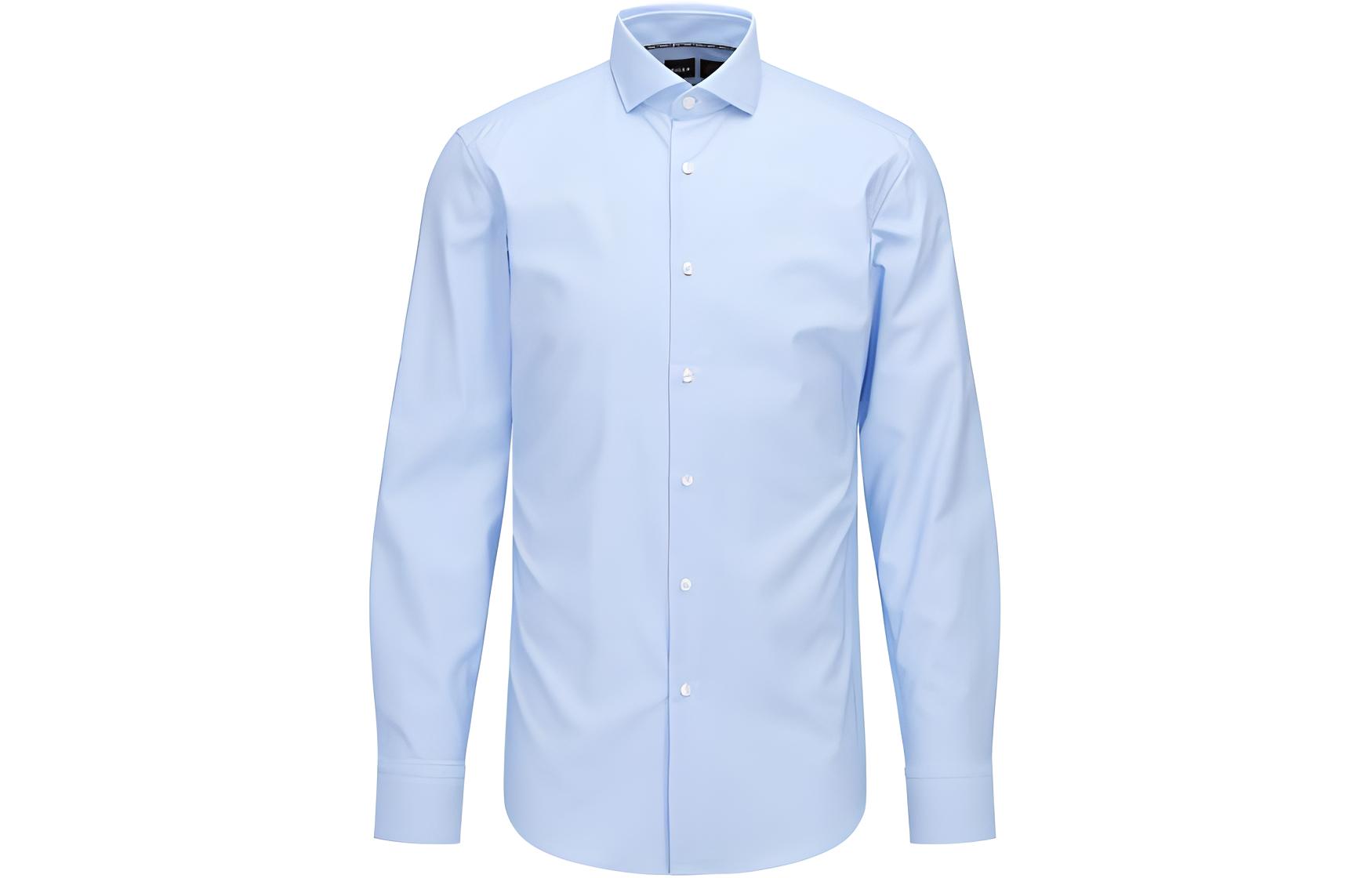 

Hugo Boss Мужская рубашка светло-голубого цвета