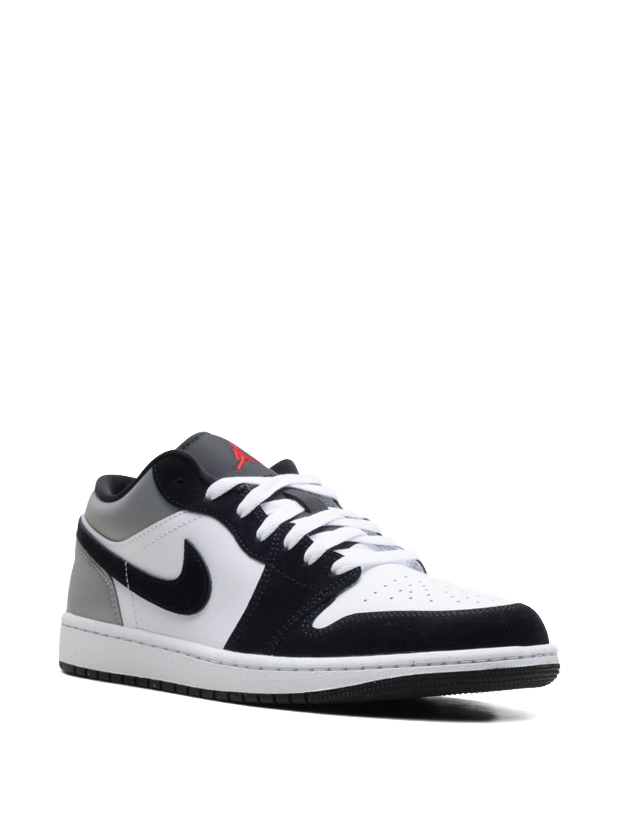 Кроссовки Jordan 1 Low SE "White/Fire Red/Black/Matte", белый — фото 2