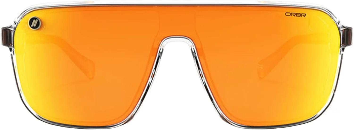 

Солнцезащитные очки Blenders Eyewear Meister X2 – поляризованные – одна линза, регулируемые дужки – 100% защита от УФ-излучения – для мужчин и женщин, Orange Circuit