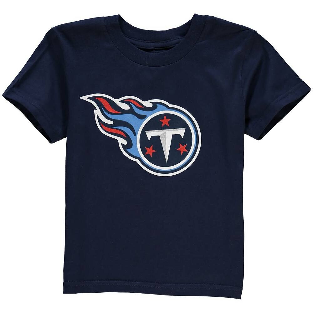 

Темно-синяя футболка с логотипом команды Tennessee Titans для дошкольников Outerstuff, цвет Ttn Navy