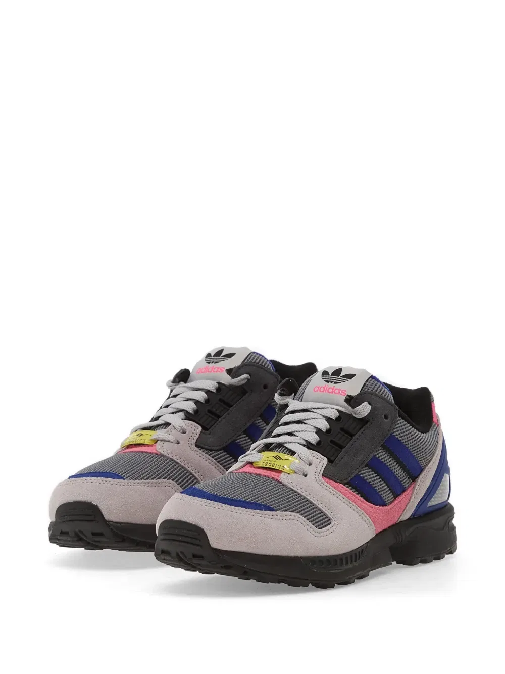 Кроссовки Zx 8000 на шнуровке Adidas, серый — фото 2