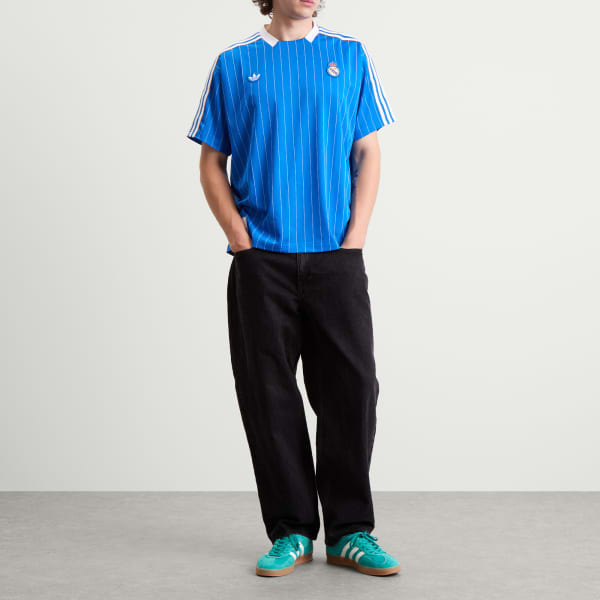 Футболка Real Madrid Icon Adidas, bluebird/white — фото 4