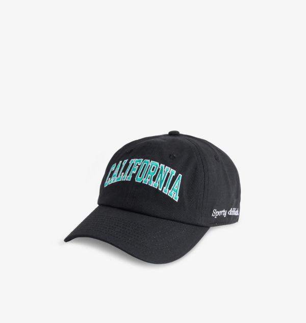 

Бейсболка из хлопка с вышитым логотипом Sporty & Rich, черный