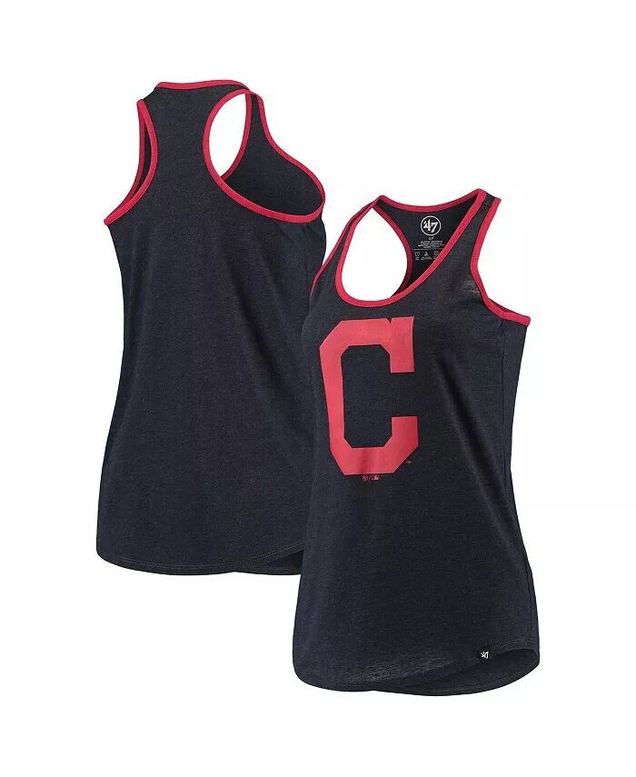 

Женская темно-синяя майка Cleveland Indians Imprint Club '47 '47 Brand