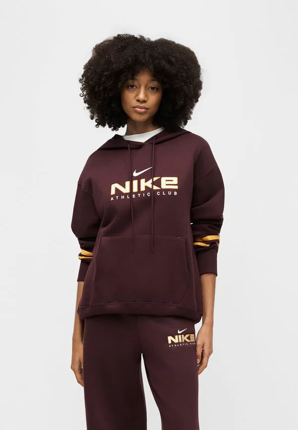 Толстовка с капюшоном Nike Sportswear, Burgundy Crush — фото 4