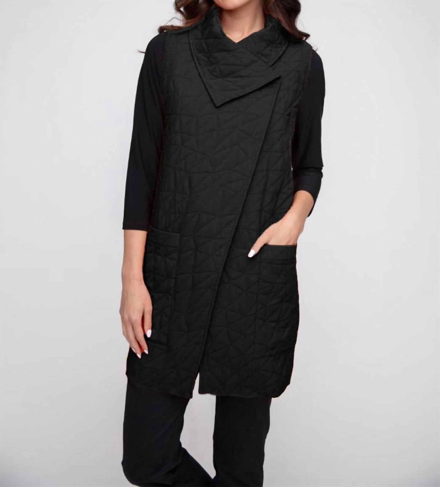 

Жилет с угловыми карманами, черный Liv by Habitat