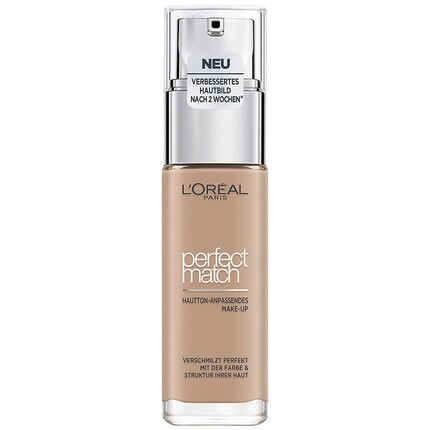 

L'Oréal Paris Perfect Match Make-Up 3.R/3.C Жидкая косметика розово-бежевого цвета с гиалуроновой кислотой и алоэ вера 30 мл