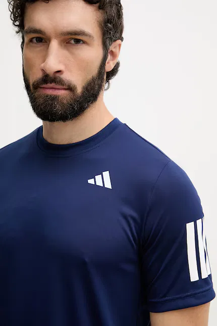 Футболка спортивная Tennis Club Adidas Performance, синий — фото 4