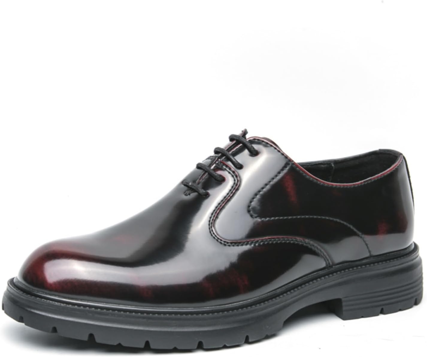 

Мужские дышащие туфли на шнуровке, удобные, подходят для работы, офиса и официальных мероприятий Khwfjas, красный