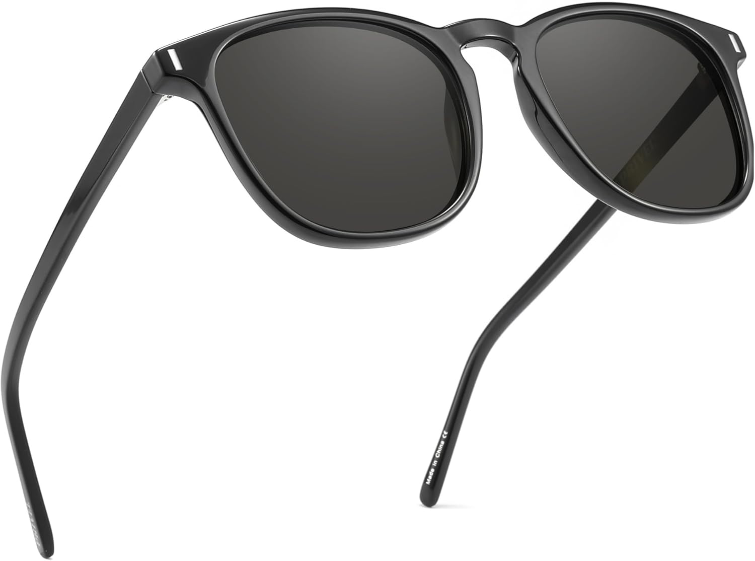 

Солнцезащитные очки размера XXL (очень большие), 159 мм, поляризованные, квадратной и круглой формы, для больших широких голов, мужские, с защитой UV400 PRIVEL, Glossy Black | Polarized Grey