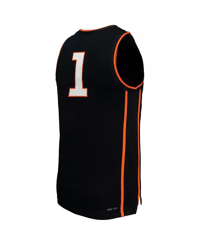 Мужская черная баскетбольная майка Oklahoma State Cowboys, реплика, 1 шт Nike — фото 2