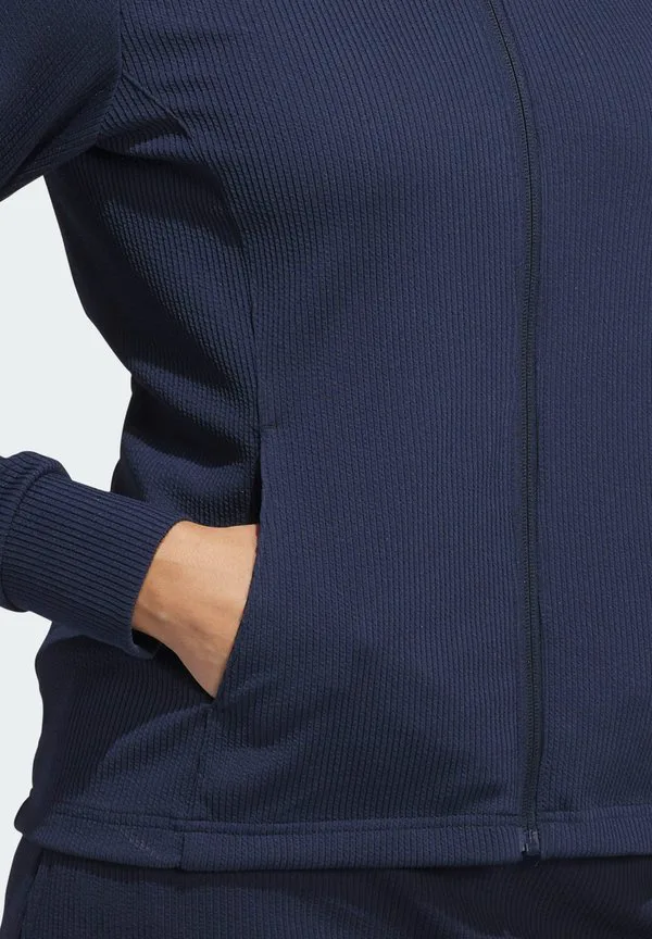 Игровая тренировочная куртка с полной застежкой-молнией Adidas Golf, Collegiate Navy — фото 3