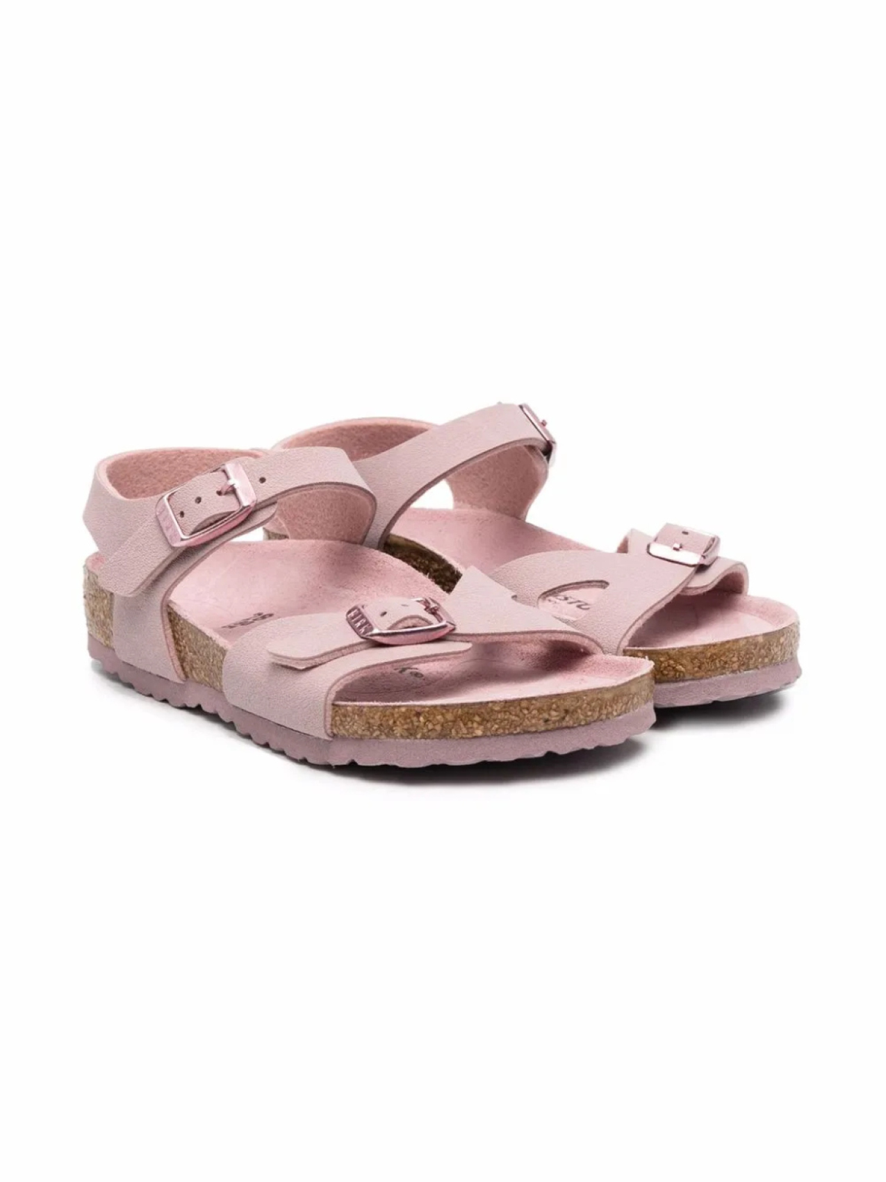 

Сандалии с пряжками Birkenstock Kids, розовый