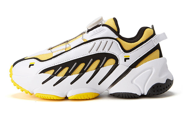 Кроссовки vintage lowtop sneakers 'white yellow black' Fila, желтый — фото 2