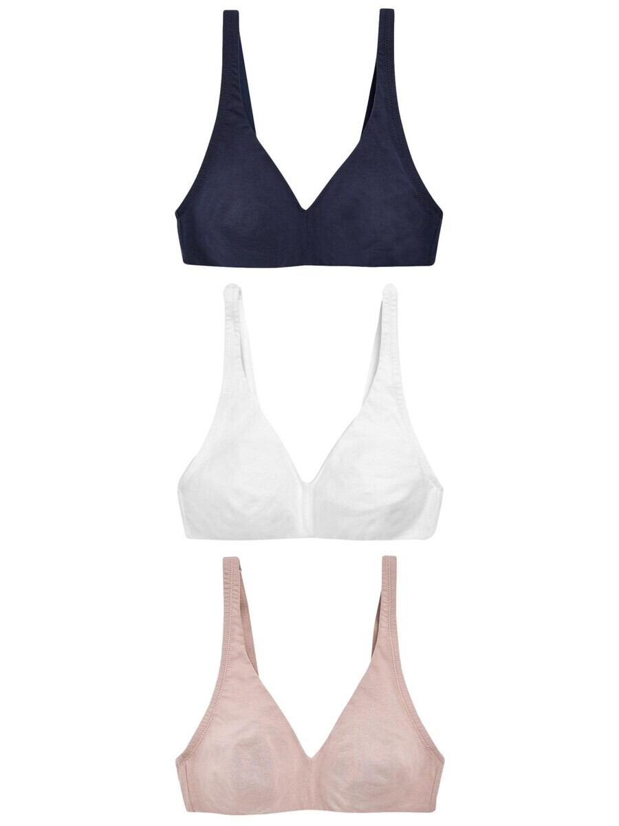 

Треугольный бюстгальтер Next Triangle Bra, цвет marine blue/powder/white