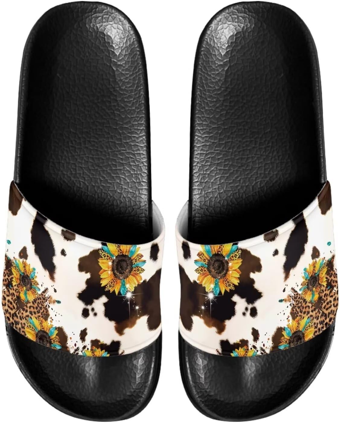 

Домашние тапочки для женщин и мужчин Mintulipy, Sunflower Cowhide
