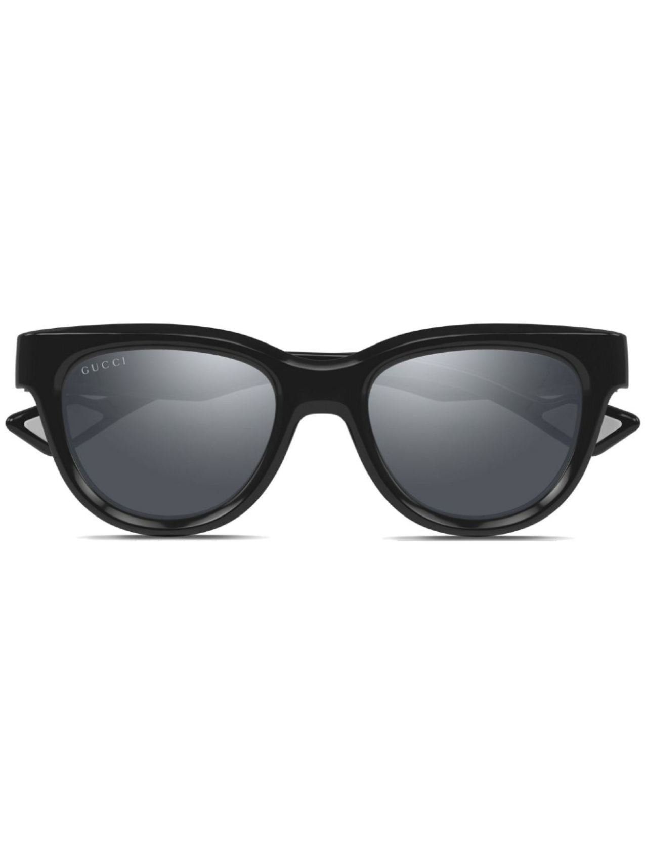 

Gucci Eyewear солнцезащитные очки в овальной оправе, черный