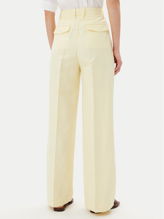 Брюки свободного кроя WW0WW45460 Tommy Hilfiger, желтый — фото 3