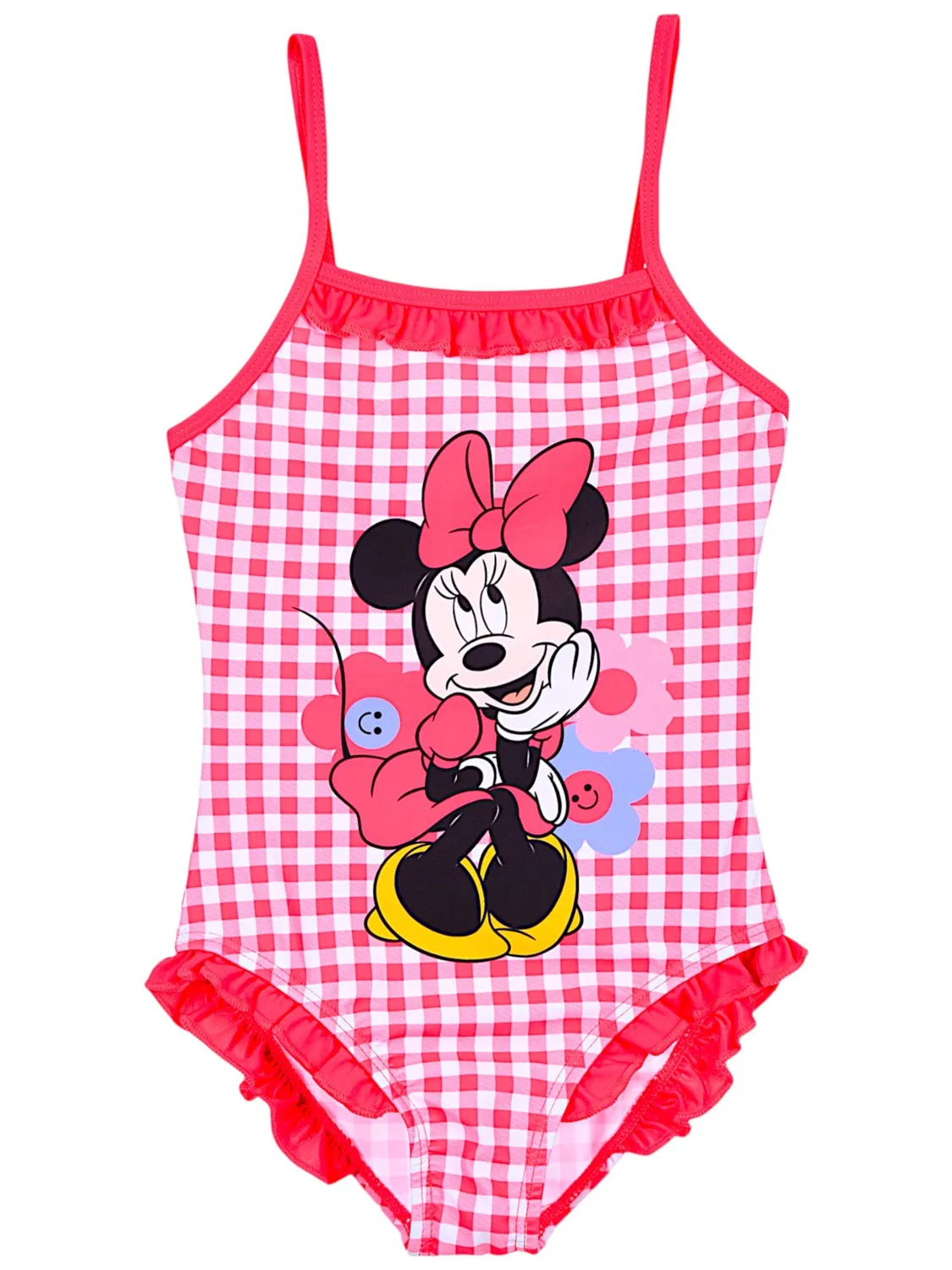 Купальник Disney Minnie Mouse Минни Маус ярко-красного цвета