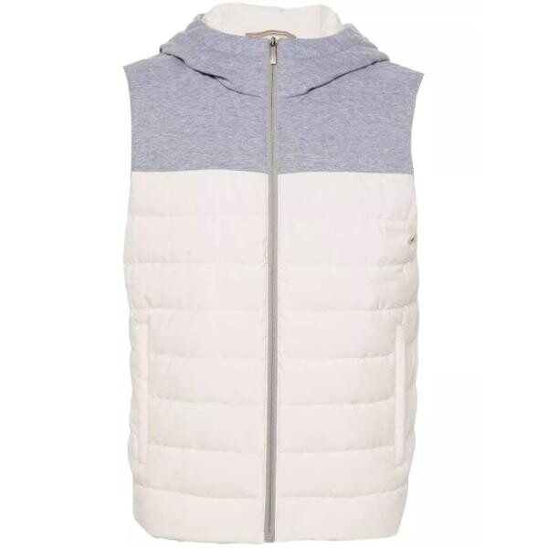 

Куртка hooded quilted gilet Peserico, серый