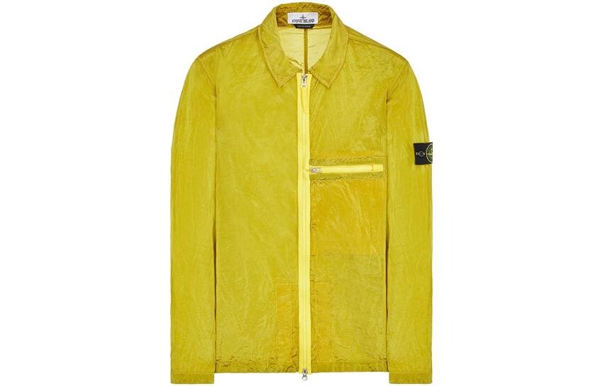 

SS23 нейлоновая куртка Meta мужская желтая Stone Island, желтый