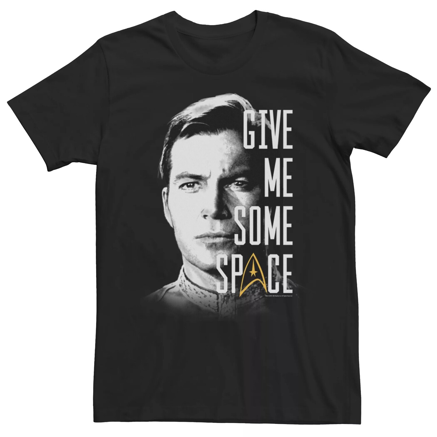 

Мужская футболка Star Trek The Original Series Space Kirk Licensed Character