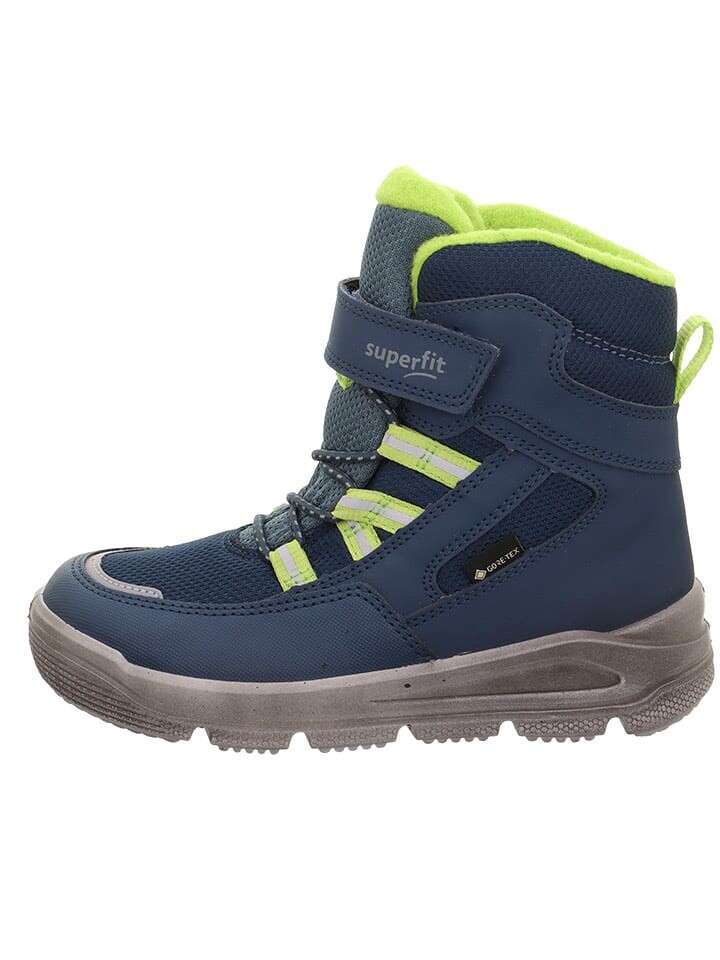 

Сапоги superfit Leder-Boots Mars, цвет Dunkelblau/Grün