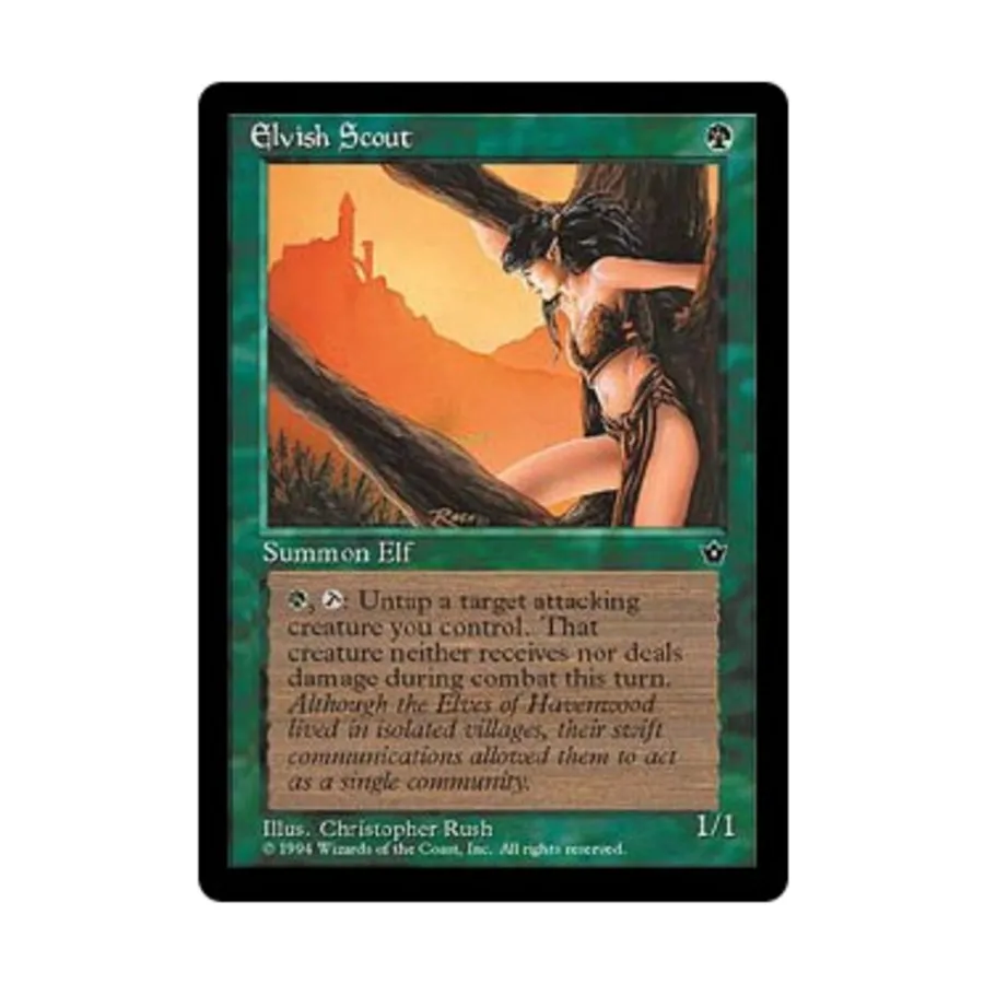 

CCG Эльфийский разведчик - Вер. 1 (С3), MTG - Fallen Empires