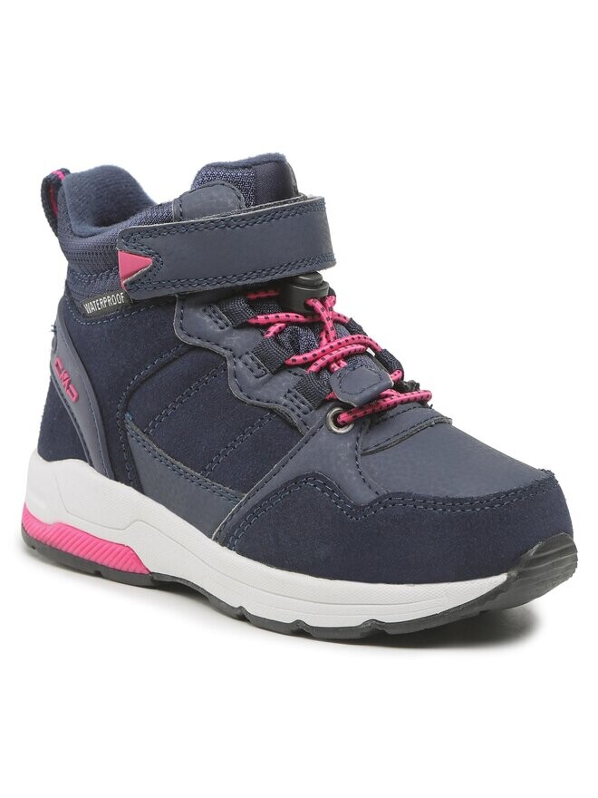 Кроссовки CMP Kids Hadil Leather Wp Urban Shoes 3Q84524, темно-синий — фото 2