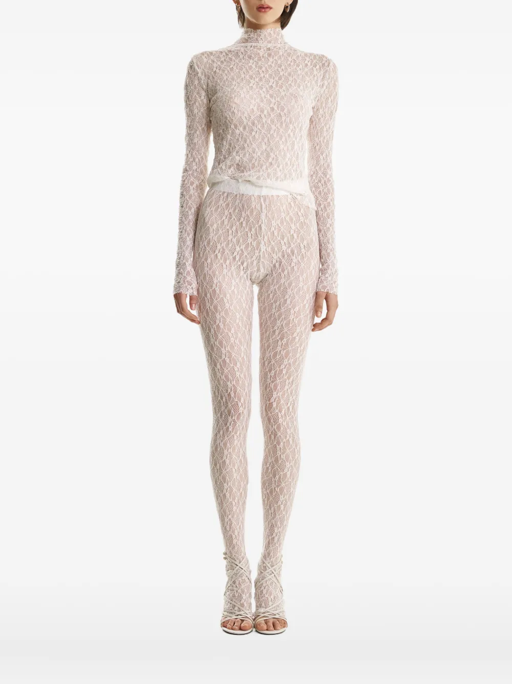 

Топ с высоким воротником 2310 STUDIO, белый