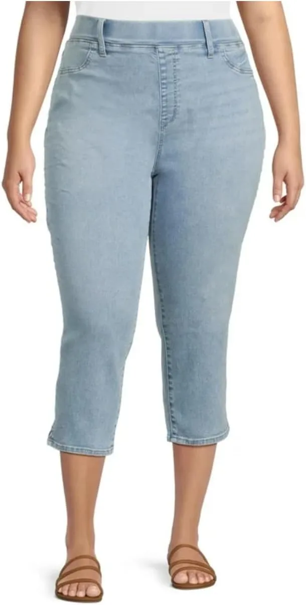 

Джинсы-капри Generic Terra & Sky Plus Size Pull-On