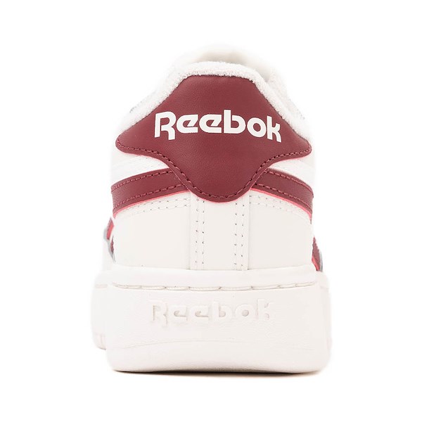Кроссовки Womens Reebok Club C Double Revenge Athletic Shoe, цвет Chalk/Classic Burgundy — фото 4