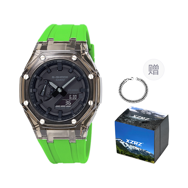 

Унисекс часы CASIO серии с двойным дисплеем жидкокристаллическим/аналоговым черные