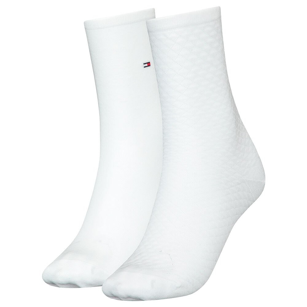 

Носки Tommy Hilfiger Diamond Structure 2 шт, белый