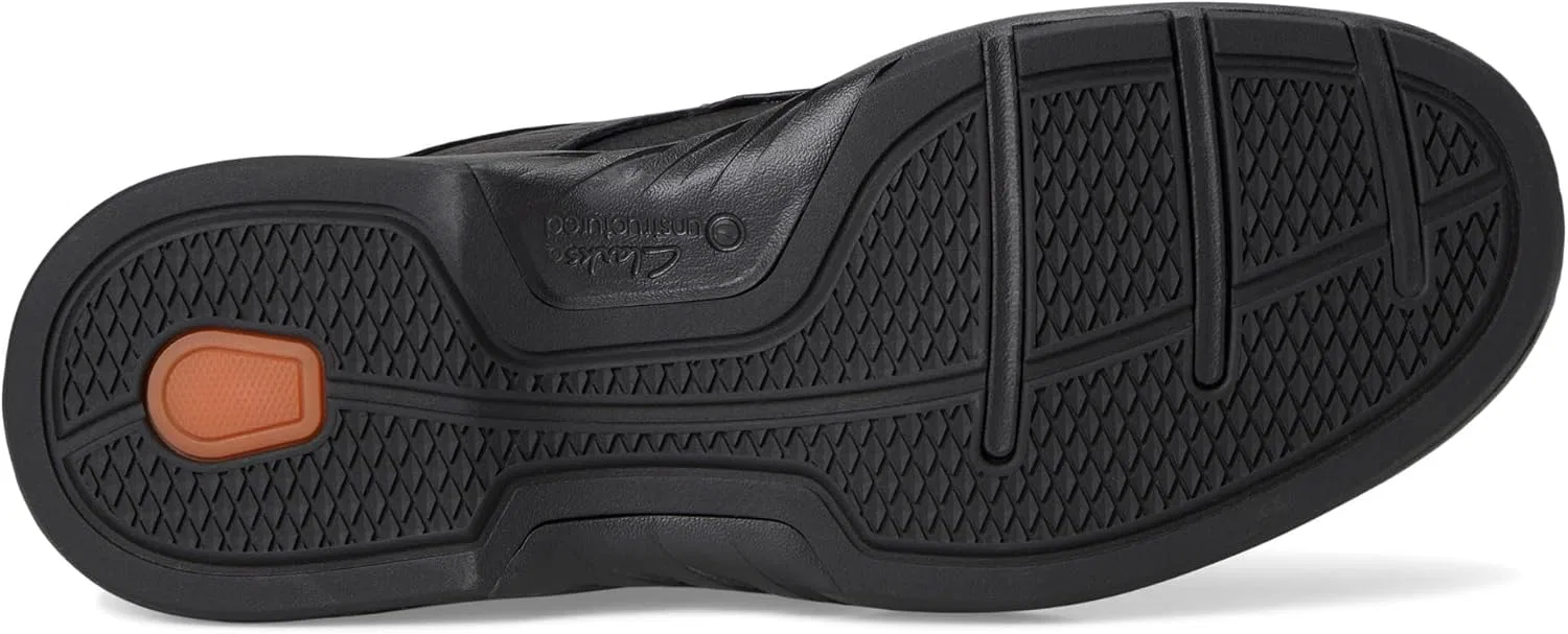 Лоферы мужские Clarks, черная кожа — фото 4
