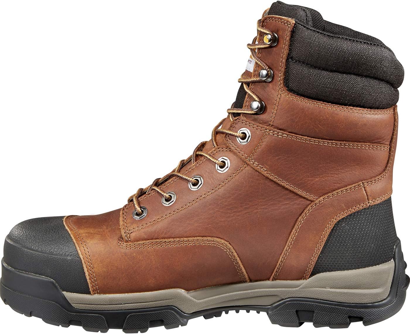 Мужские промышленные ботинки Carhartt 8" Energy с водонепроницаемым композитным носком CME8355, коричневый — фото 4