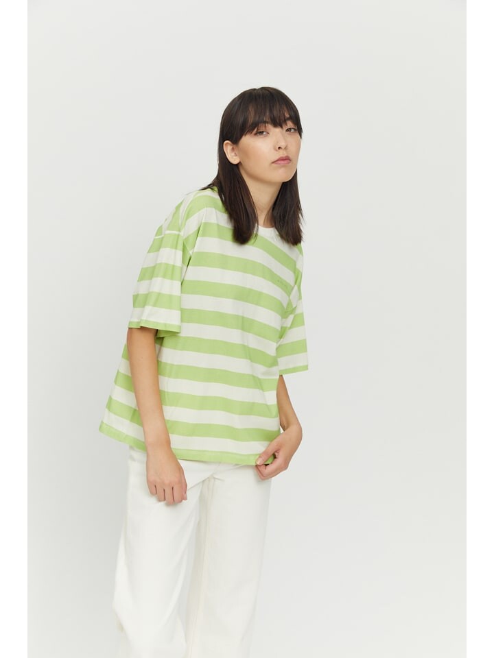 

Футболка MAZINE Shirt Ravi, цвет Grün/Weiß