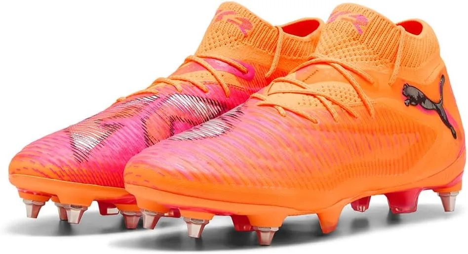 Кроссовки PUMA Future 8 Ultimate Mx SG Hot Pursuit унисекс, оранжевый — фото 2