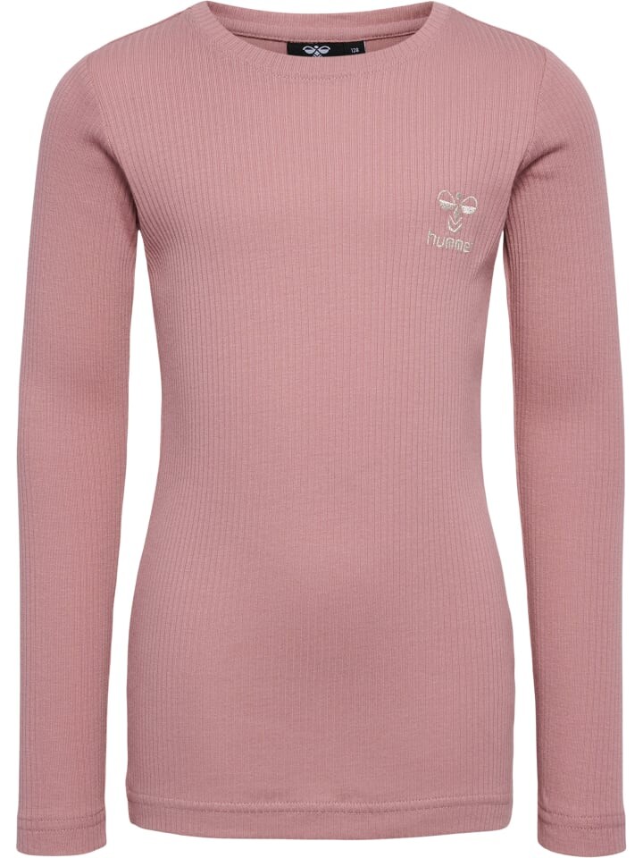 

Футболка Hummel T-Shirt L/S Hmlreve Mädchen, цвет WOODROSE
