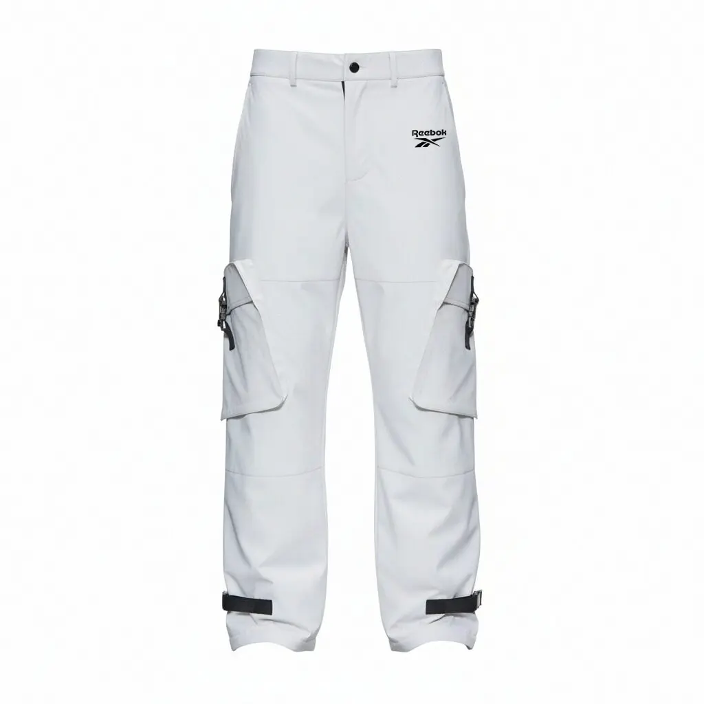 

Брюки утепленные с флисом Unisex прямого кроя Reebok, glacier белый