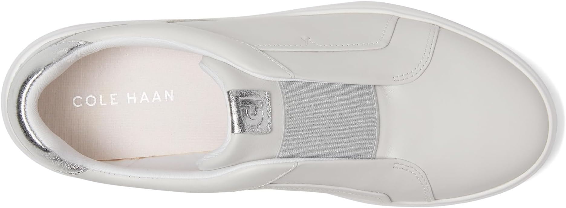 Кроссовки Cole Haan Grandpro Demi Slip-On Sneakers, цвет Nimbus Cloud/Silver Metallic/Optic White — фото 2