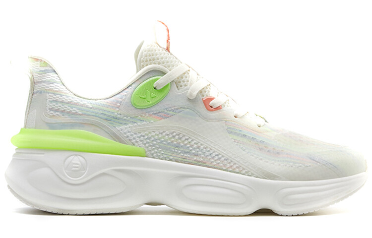 Кроссовки для бега Polygon 3.0 мужские с низким верхом Sail White / Ghost Green Xtep — фото 2