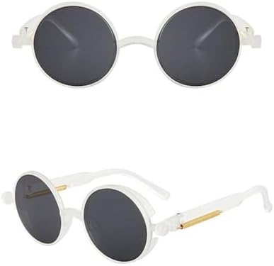 

Овальные солнцезащитные очки из сплава для мужчин, панк-солнцезащитные очки для женщин, зеркальные солнцезащитные очки для женщин, очки с защитой от УФ-излучения UV400 MTZJH, C4