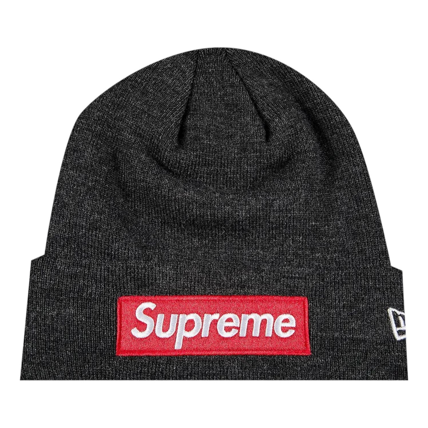

Шапка Supreme x New Era Box Logo Beanie 'Charcoal'