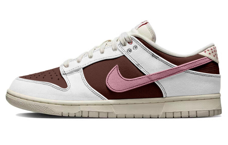 

Кроссовки Nike Dunk Skateboarding Shoes Women's Low-top Red, цвет Burgundy